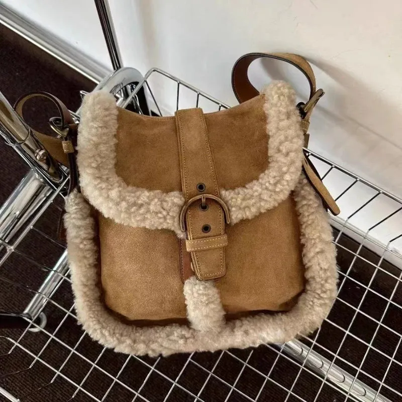 Vegan Sheepskin Bag