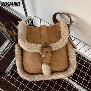 Vegan Sheepskin Bag